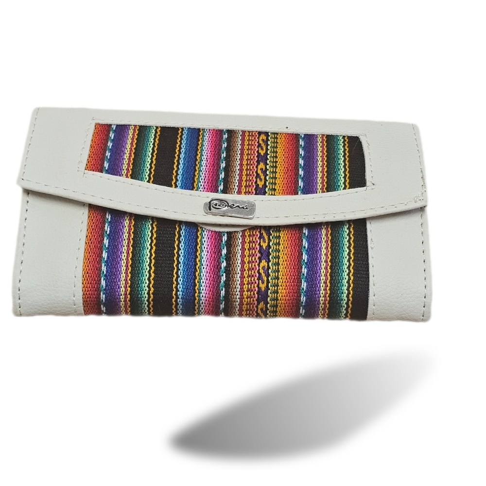 Colorful Striped Women's Clutch